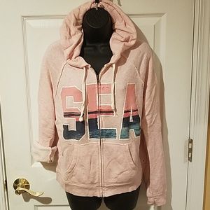 AEO Pink Marbled SEA Hoodie